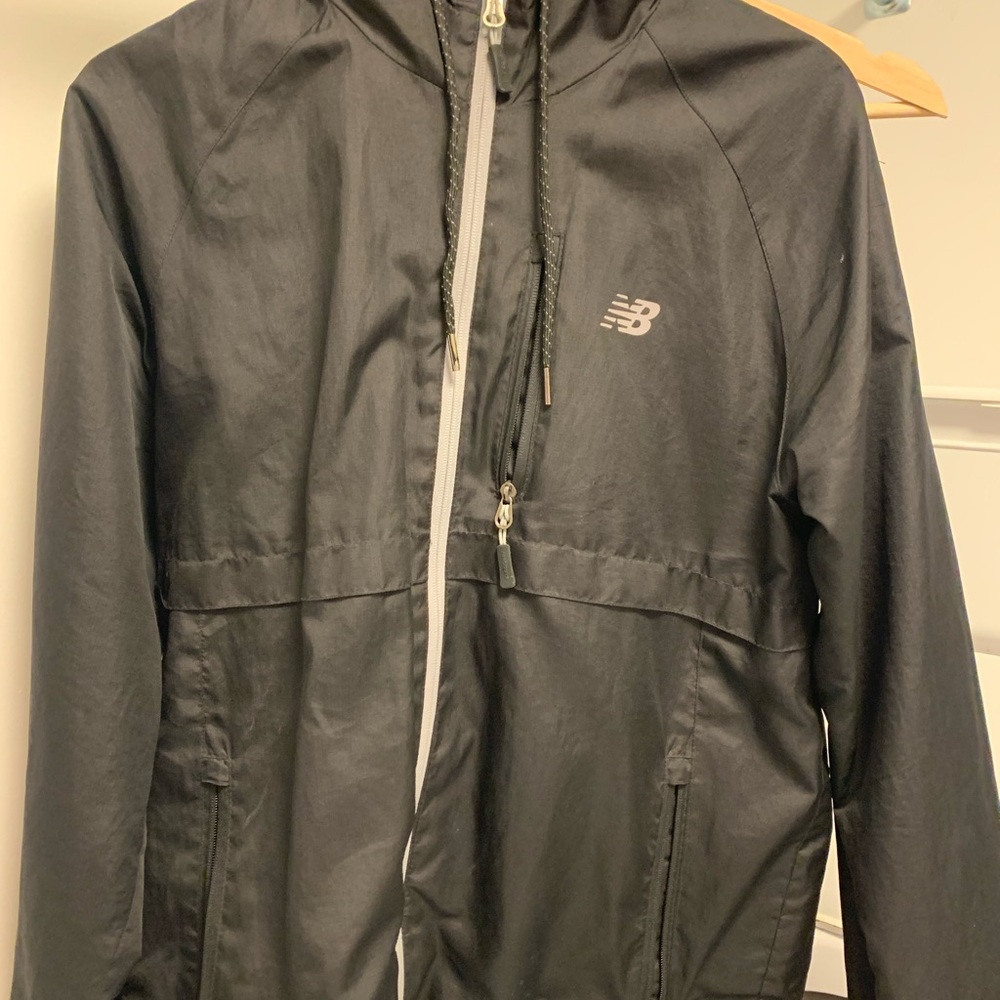 New Balance Men's Charcoal Windbreaker